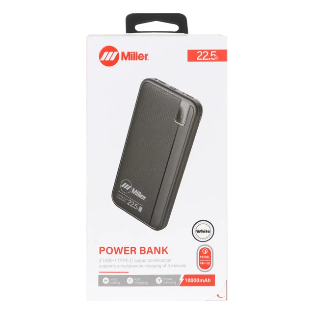 miller powerbank mp-118 10000mah amooedison